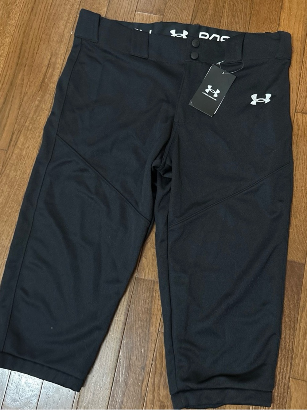 Youth Under Armour NWT Black Baseball Pants - Size YXL